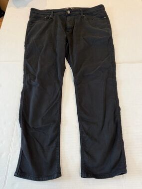 Du/er N2X Relaxed Tapered Performance Black Straight Leg Jeans - Classic
